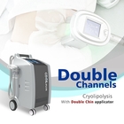凍結のCryolipolysis Chinの処置の二重Cryo機械4ハンドル二重チャネルの涼しい体脂肪の凍結の細く