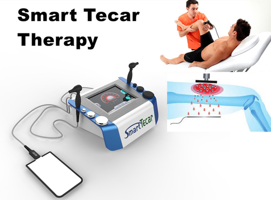 Diathermy RF熱スペインのスポーツの傷害のためのスマートなTecar Physio療法機械448KHz