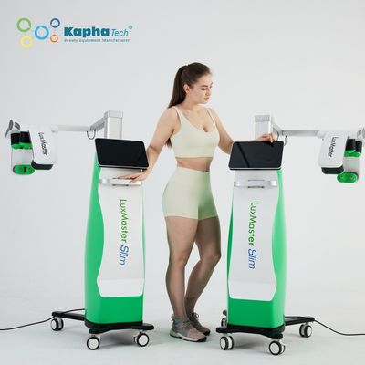 細く冷たいレーザーの物理療法機械10D緑のダイオード エメラルド レーザーの脂肪は装置を減らす